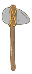 Bild einer Steinzeitaxt