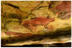 Bild einer Höhlenmalerei