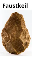 Bild eines Faustkeils