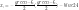 \displaystyle x₁,₂ = -\frac{\color{green}{-6}}{{2}}±√(\frac{\color{green}{-6}}{{2}})² - \color{blue}24 