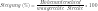 \displaystyle Steigung\ (\%) = \frac{Höhenunterschied}{waagerechte\ Strecke}*100