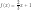 \displaystyle f (x) = \frac{2}{3}x + 1
