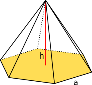 Volumen Pyramide Sechseck