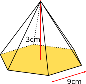 Volumen Pyramide Abmessung