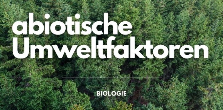 Abiotische Umweltfaktoren