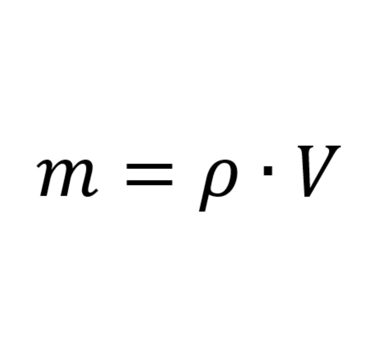 Masse berechnen Formel