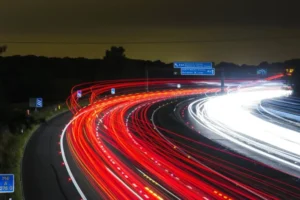 Verkehr auf einer Autobahn