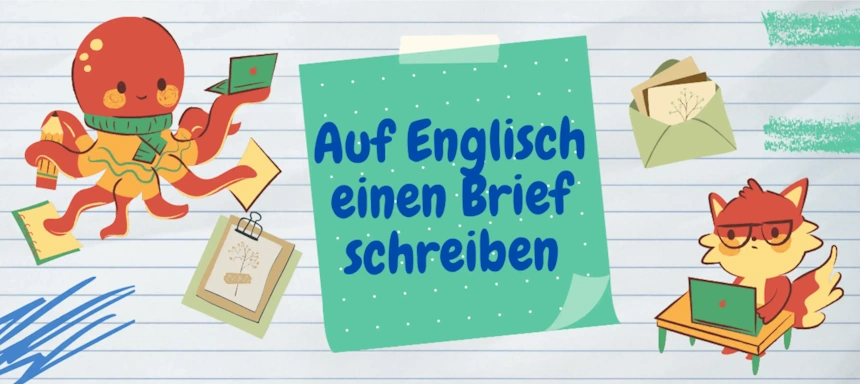 brief schreiben englisch beitragsbild