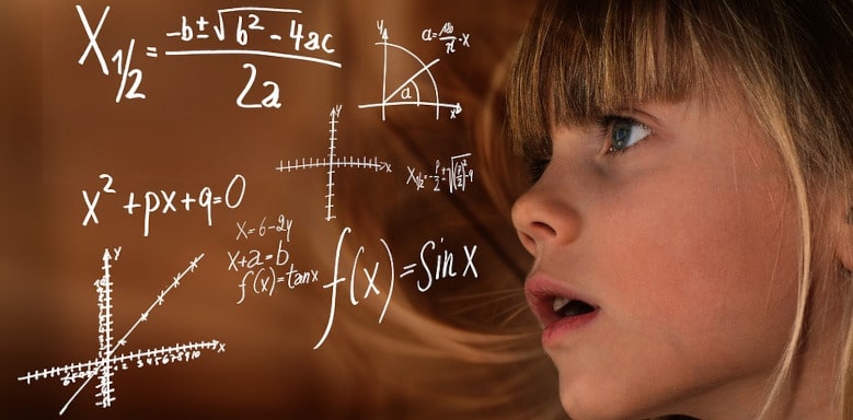 Mädchen und mathematische Funktionen