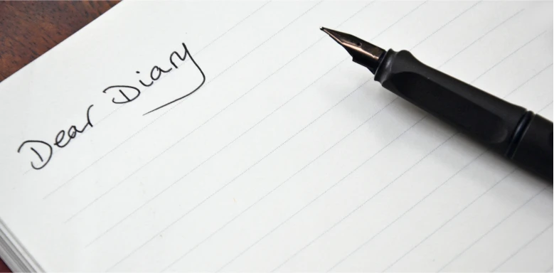 Diary entry - Tagebucheintrag auf Englisch