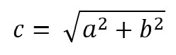 Formel Satz des Pythagoras 