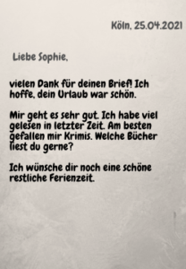 persönlicher Brief