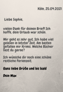 persönlicher Brief