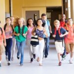 Rennende Schüler