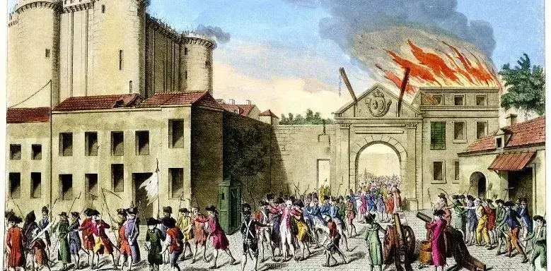 Französische Revolution - Zeichnung, begleitendes Ereignis der Aufklärung