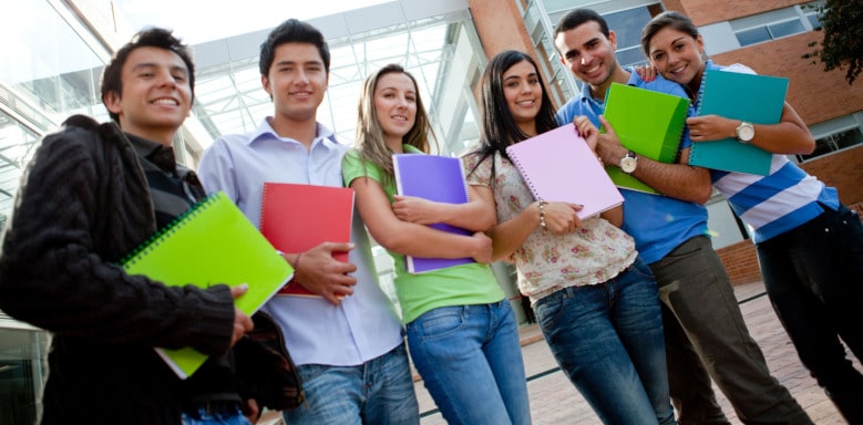 Gruppe von Studenten