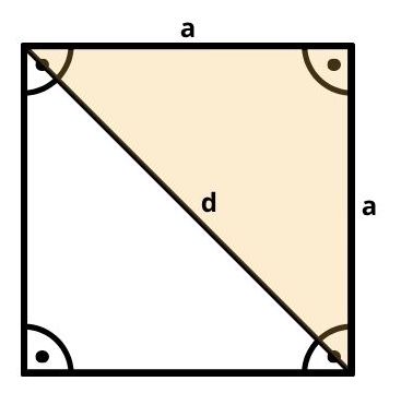 Wie rechnet man die Verbindungslinien eines Quadrats aus?