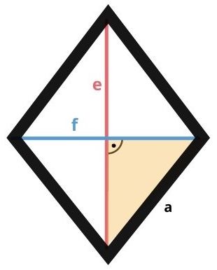 Diagonale berechnen beim Rhombus – wie geht das?