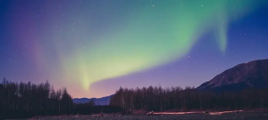 Polarlichter in Schweden