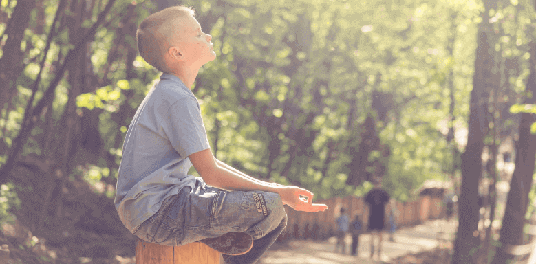 Meditieren für Kinder Beitragsbild