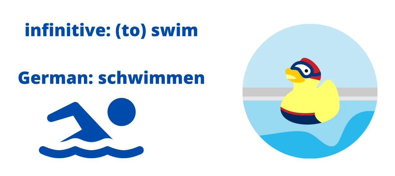 Irregular Verbs to swim