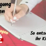 Entschuldigung Schule