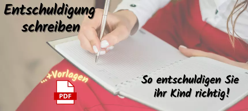 Entschuldigung Schule