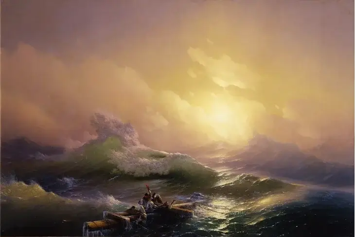 Romantik Landschaftsmalerei: H. Aivazovsky