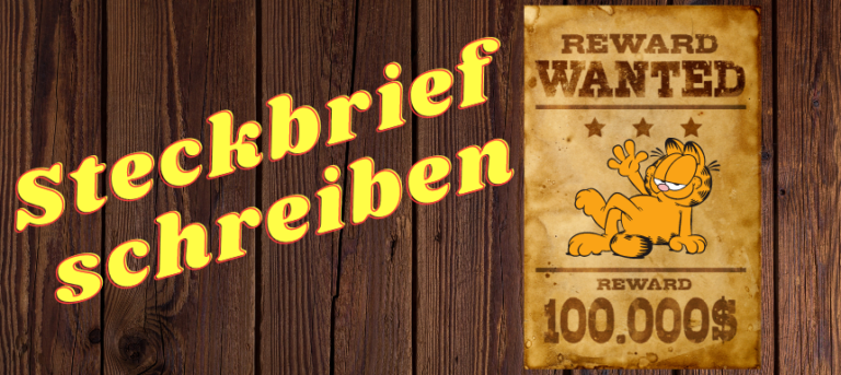 Steckbrief Aufbau Beispiel und MusterLösung Wortwuchs