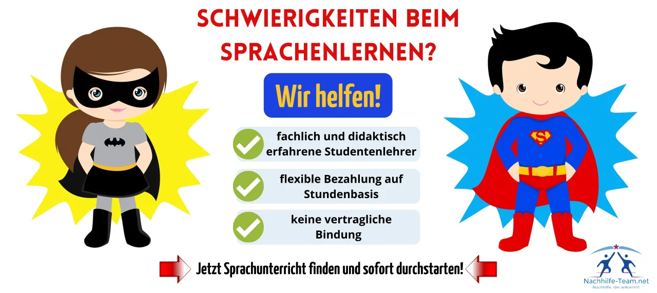 Schwierigkeiten beim Sprachenlernen? Wir helfen!