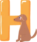 Alphabet lernen H Alphabet lernen H wie Hund