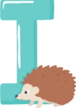 Alphabet lernen I Alphabet lernen I wie Igel