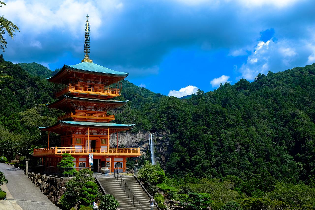 Tempel in Japan, Kontinent Asien