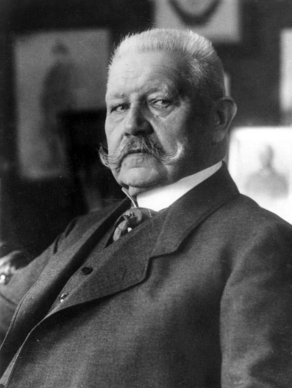 paul von Hindenburg