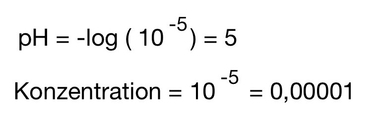 ph und Konzentrationsberechnung
