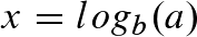 logarithmusfunktion