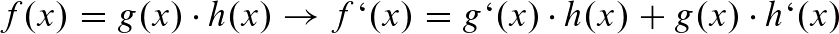 produktregel formel