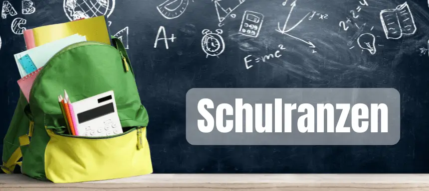 schulranzen vor tafel