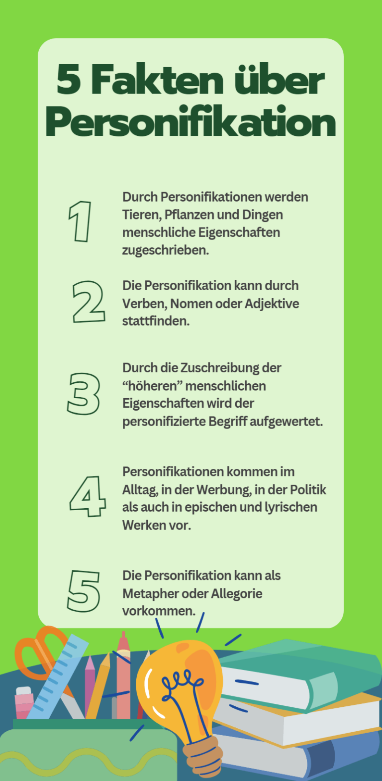 Personifikation sofort verstehen - Beispiele, Definition & Wirkung