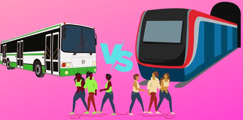 Bus vs Zug