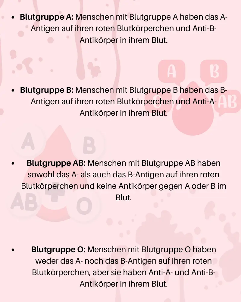 Blutgruppe Blutgruppe