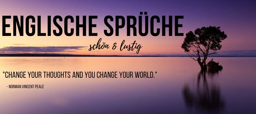 See und englischer Spruch