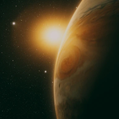 Jupiter Ausschnitt des Jupiters