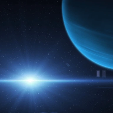 Neptun Bildausschnitt des Neptuns