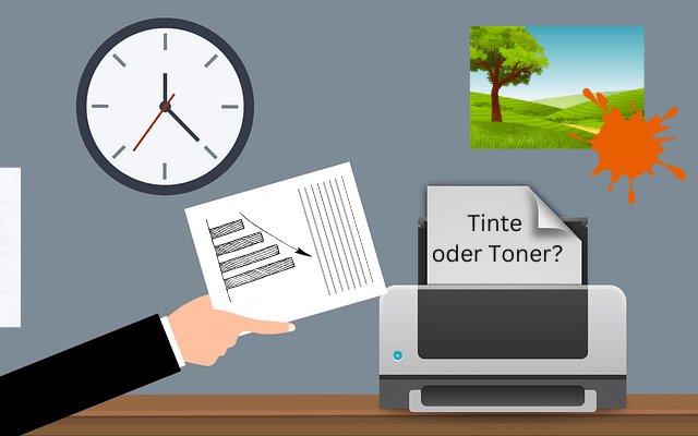 Antwort - Tinte oder Toner