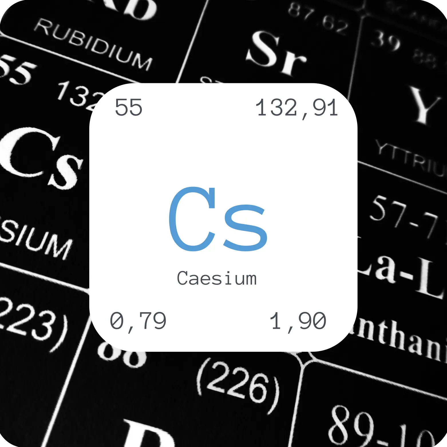 Alkalimetall - Caesium