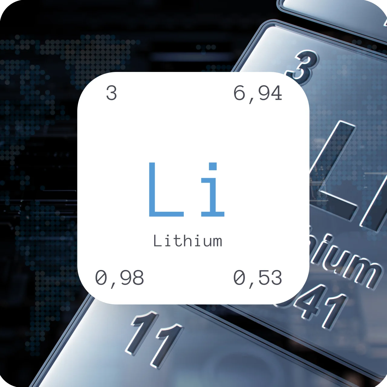 Alkalimetall Lithium
