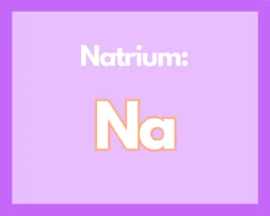 Natrium Elementsymbol (Beispielbild)