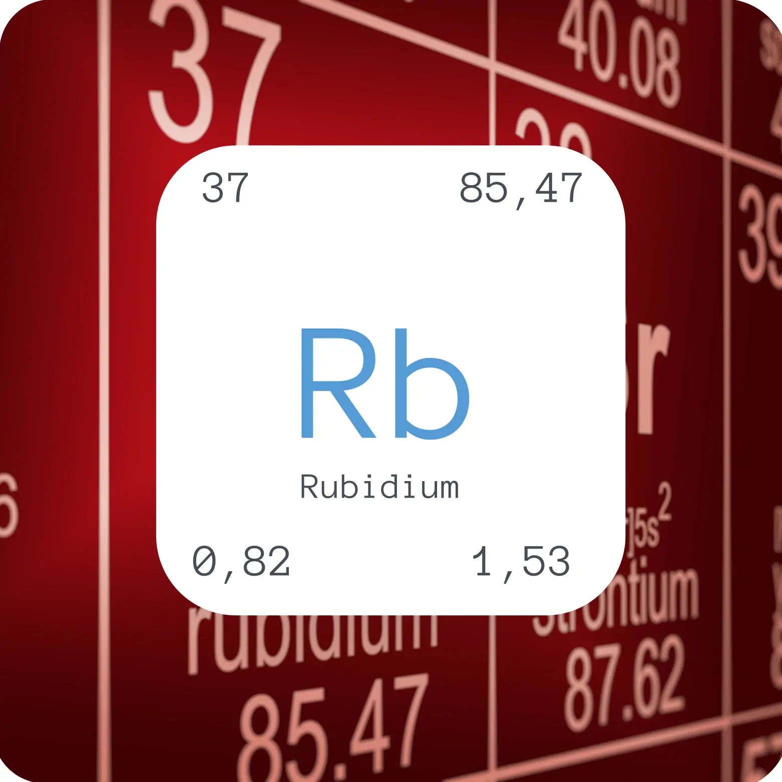 Alkalimetall - Rubidium