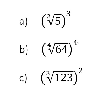 Wurzelgesetz potenzieren Aufgabe